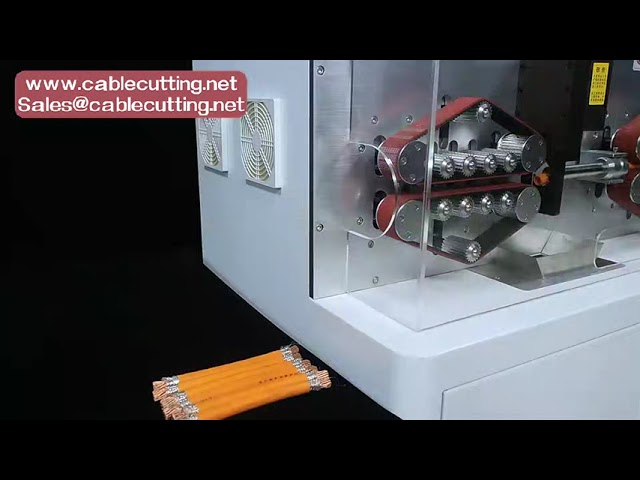 Datakabelfremstillingsmaskine - til effektiv skæring og afisolering af kabler (produktionsudstyr)