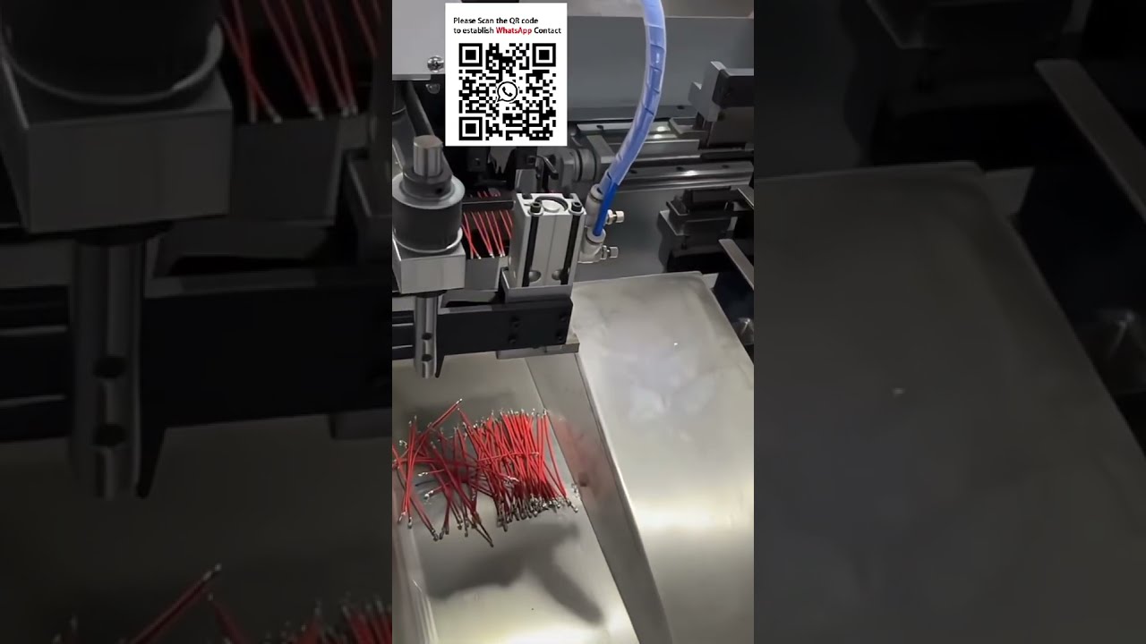 Højtydende servo dobbelt-end krympemaskine til 1-8 ledninger #SmartProduktion
