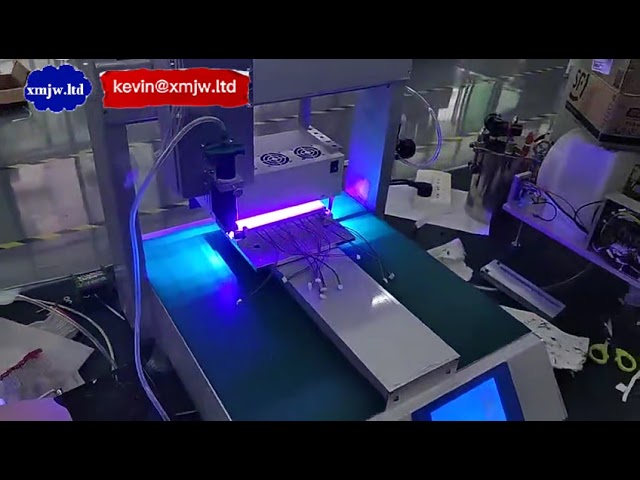 XYZ-akse bordlimdispenseringsmaskine med UV-lys
