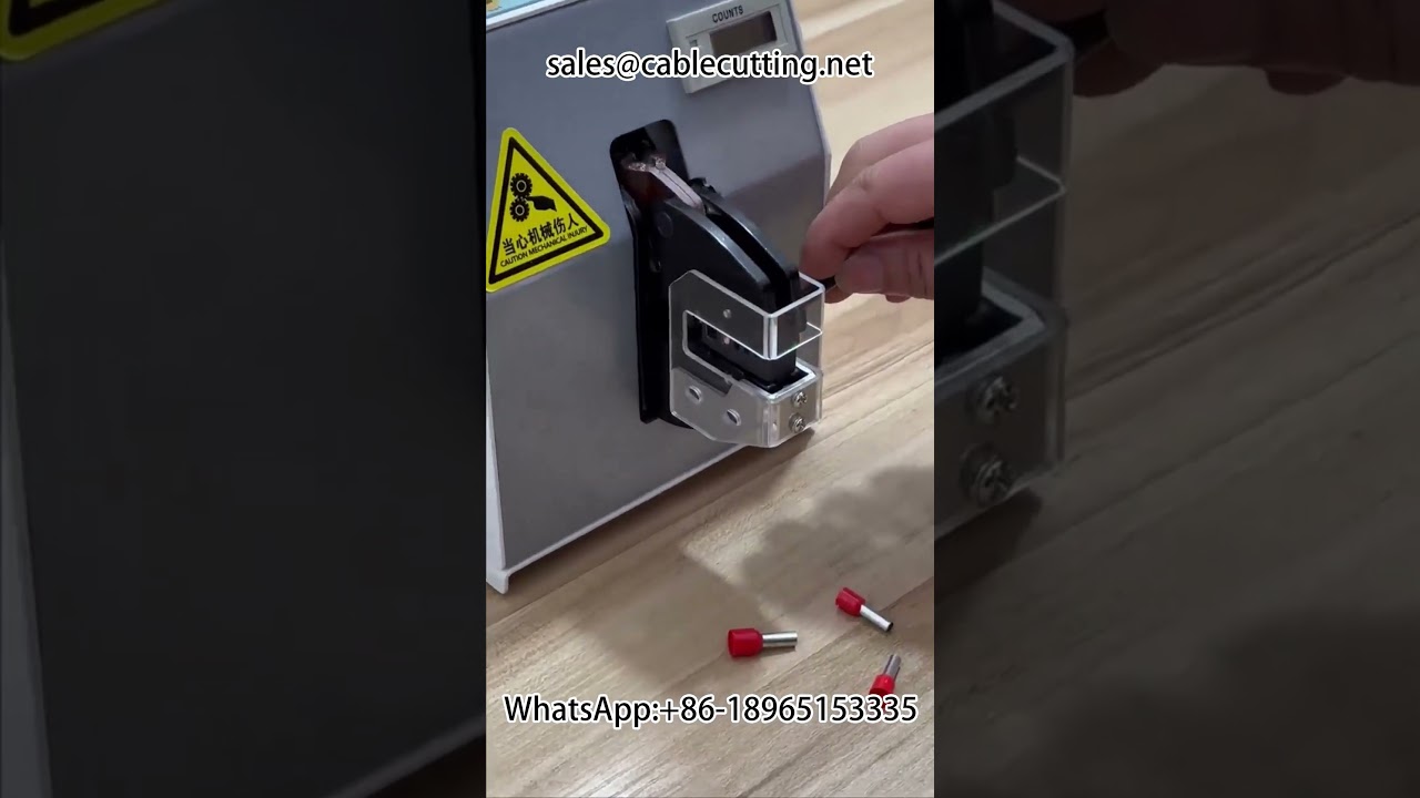 Elektrisk Krympemaskine - Effektiv Automatiseret Kabelbehandling til Fabriksautomatisering