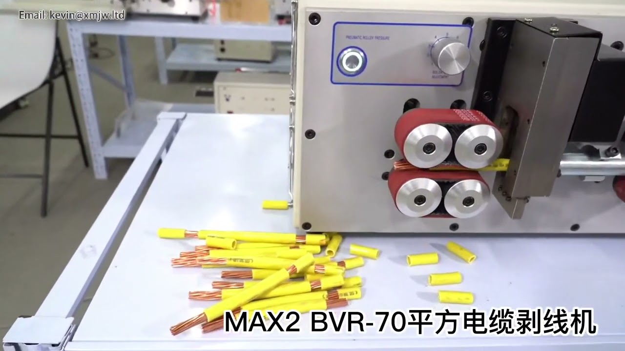 SWT508MAX2: Automatisk afisoleringsmaskine med 4-6-8 hjul til kabler 25-70 mm²