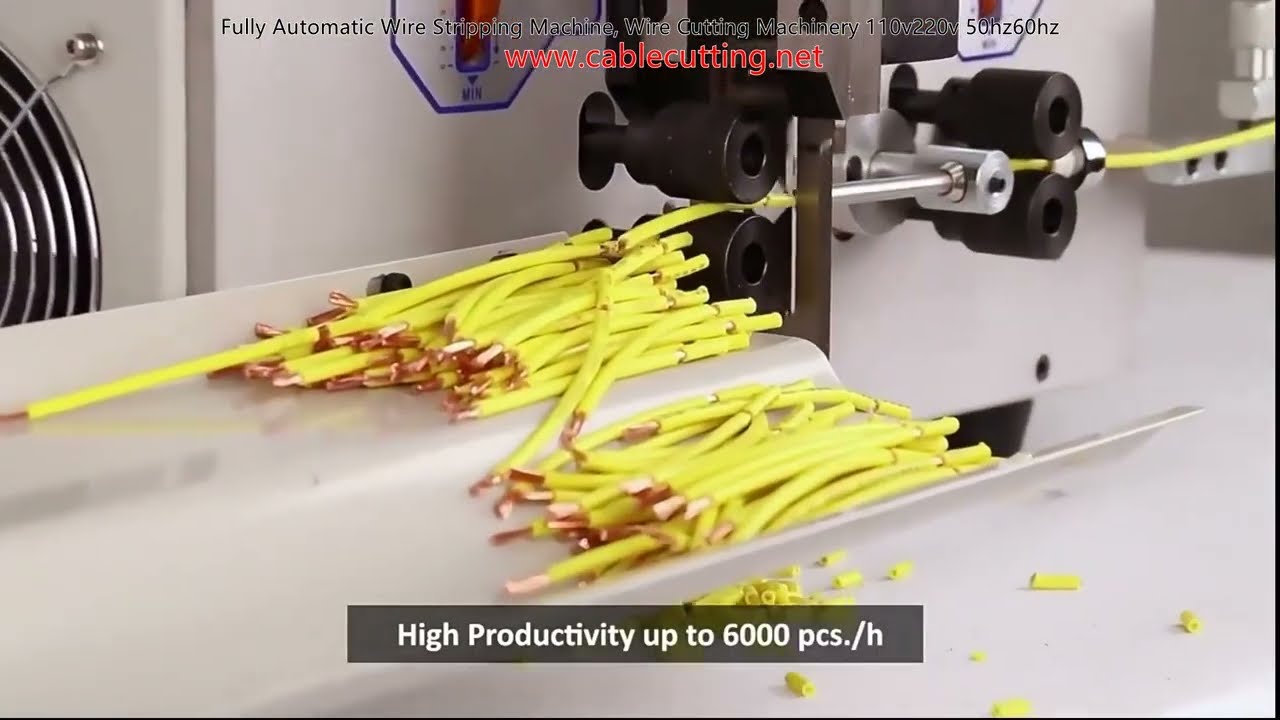Fuldautomatisk afisoleringsmaskine & trådskæremaskine – 110V/220V 50Hz/60Hz