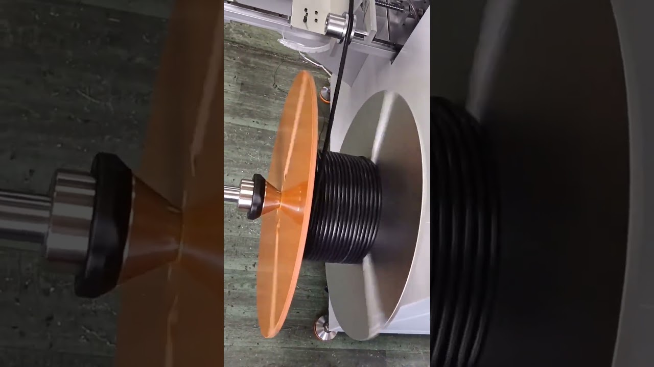 Automatisk trådoptælling, traversering, vikling, skæring og oprulning - høj belastning, 1-20 mm diameter