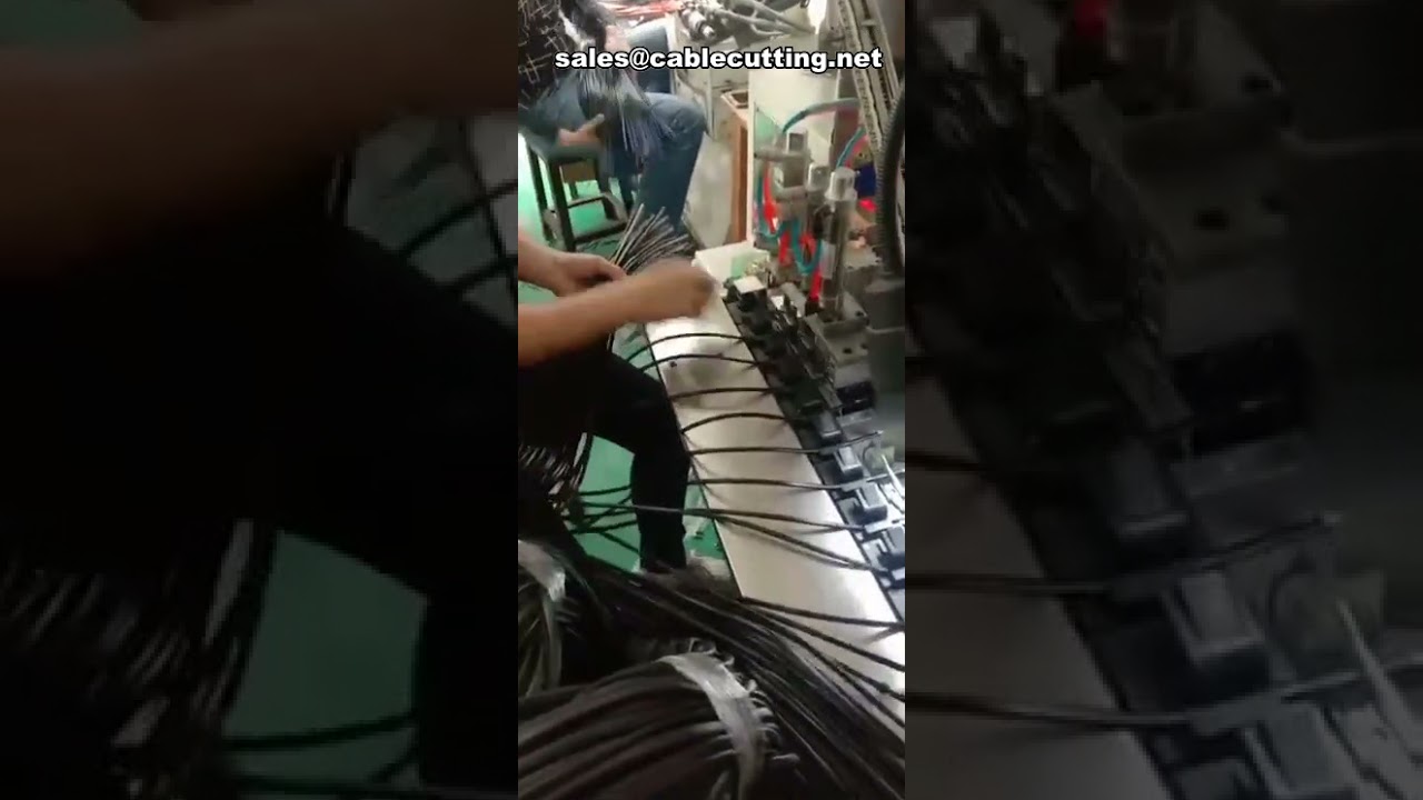 Automatisk terminalkrimpmaskine til tow-pin stik | USB-datakabelproduktion