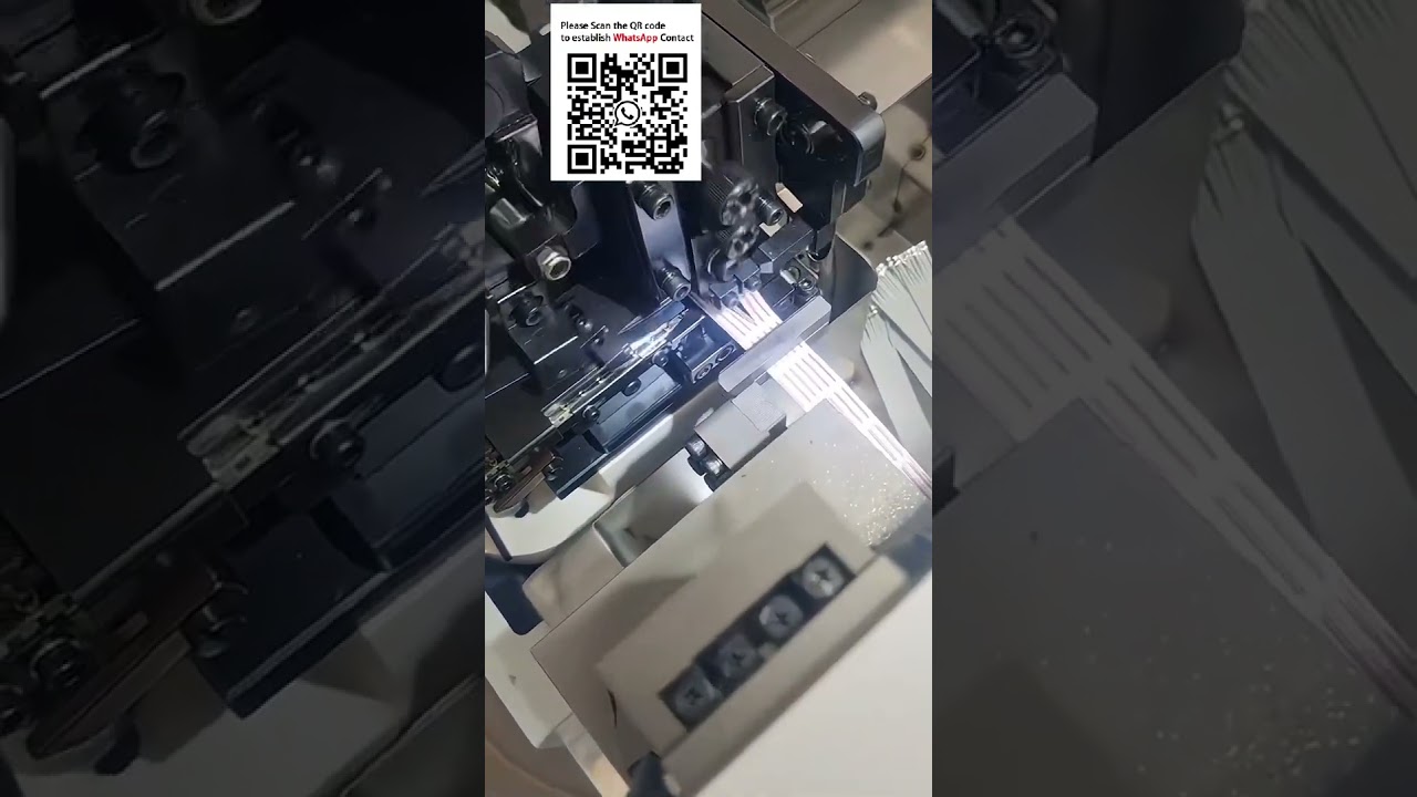 Fuldt automatisk båndkabelbehandling: Separat, klip & crimp terminaler #Automatiseringsudstyr