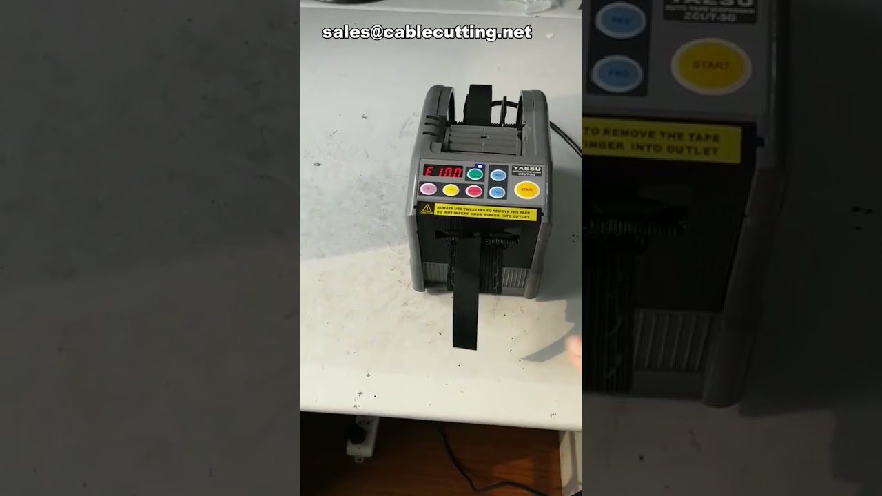 Automatisk farvet elektrisk tape dispenser | Zcut 9 tape dispenser