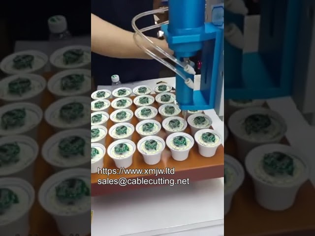 Bordmonteret Silikone Lim Dispenser Robot - Fuldautomatisk Limapplikator Maskine med Stor Kapacitet