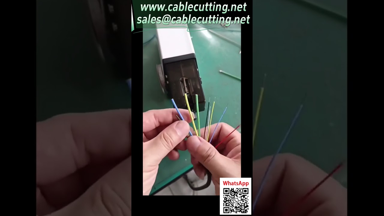 Induktiv pneumatisk afisoleringsmaskine - 0,3 sek./cyklus - Hurtig afisolering uden skade på leder - 0,03-2,0 mm² #automatiseringsudstyr
