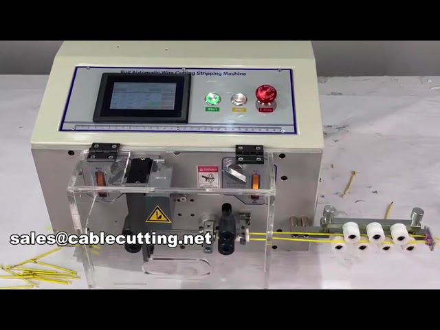 WPM-SDBS: Touch screen automatisk ledningsskærings- og afisoleringsmaskine til 0,1-6 mm²