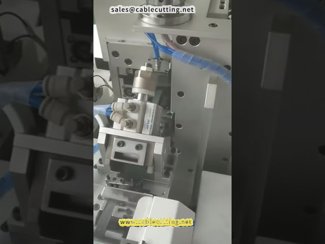 Automatisk dobbelthoved krympemaskine til flade kabler – effektiv terminalbehandling