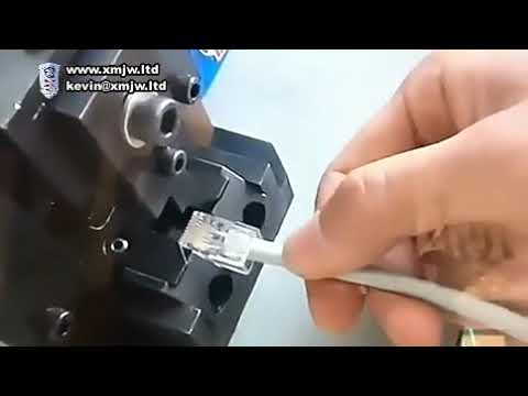 Automatisk RJ45 Kabelsamlemaskine – Optisk Fiber Samling & Telefonnetkabel Krympemaskine 2