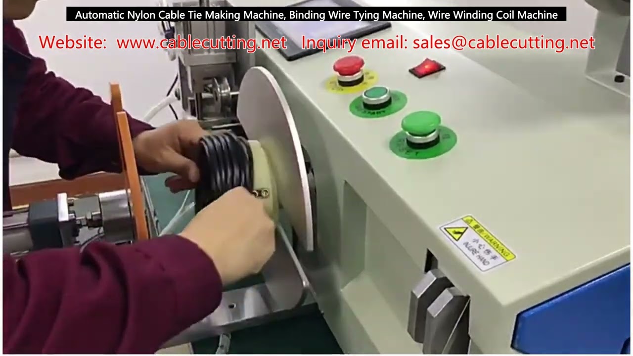 Automatisk nylon kabelbindemaskine | Trådbindings- & spolemaskine til industriel brug