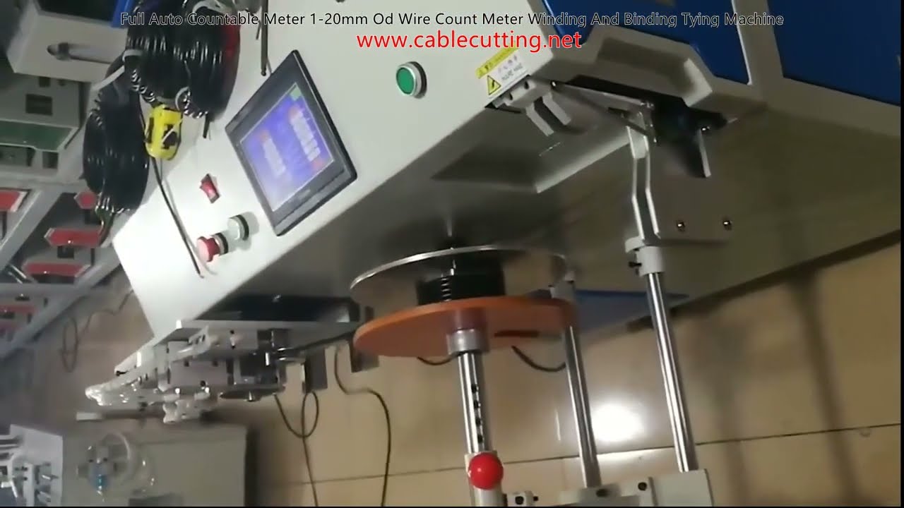 Fuldautomatisk wiretælle- og bindemaskine – 1-20 mm OD, vikling og binding