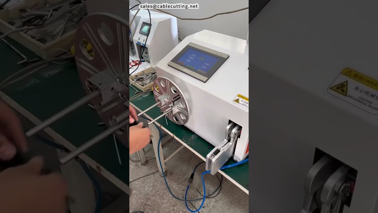 Halvautomatisk kabelbindemaskine – effektiv trådbinding til industrien