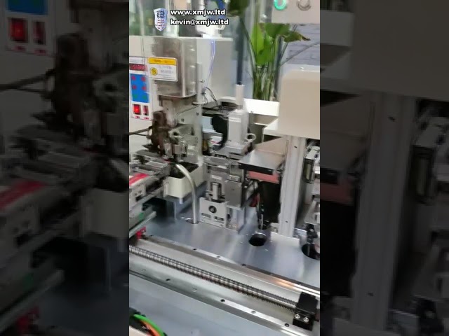 Fuldautomatisk enkelthoved dyppende flerstations stikterminal krympemaskine