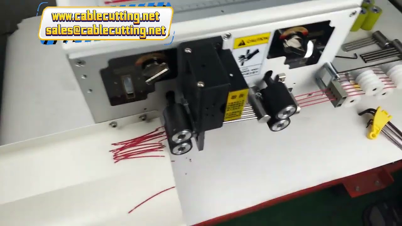 4-tråds automatisk afisoleringsmaskine | Skær & strip kabler 0,1-2,5 mm² med wolframværktøj