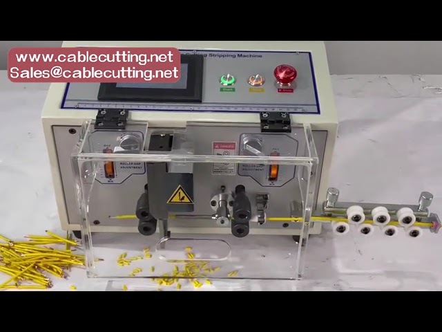 Effektiv Elektrisk Afisoleringsmaskine til Skrotkabler – Trådpeeling & Skærer 0-10 mm²