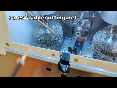 Automatisk børste- og vendemaskine til fletning & kobberfolieindpakning