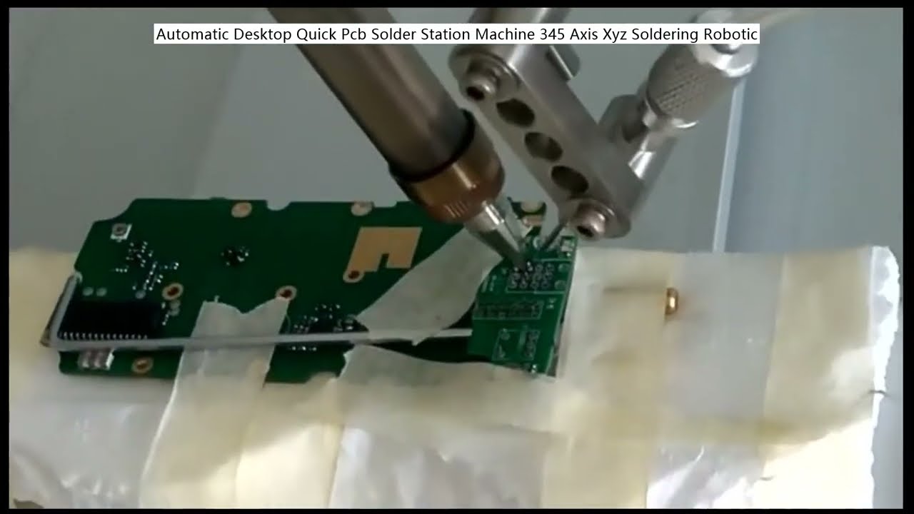 Automatisk Desktop Lodde Station | 345-Akse XYZ Lodde Robot til PCB