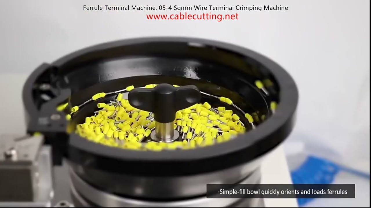 Ferrulkrympemaskine til 0,5-4 mm² ledninger - Præcis terminalkrympning