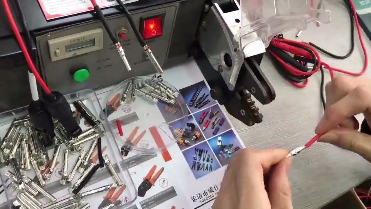 Ny Elektrisk Terminal Krympemaskine EM6B2 PRO - Trådafisolering & Skæring Funktion