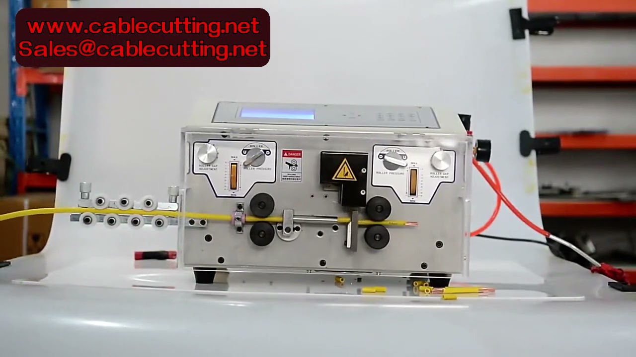 Automatisk afisoleringsmaskine 450W – 4-hjulstræk til ledninger op til 10 mm