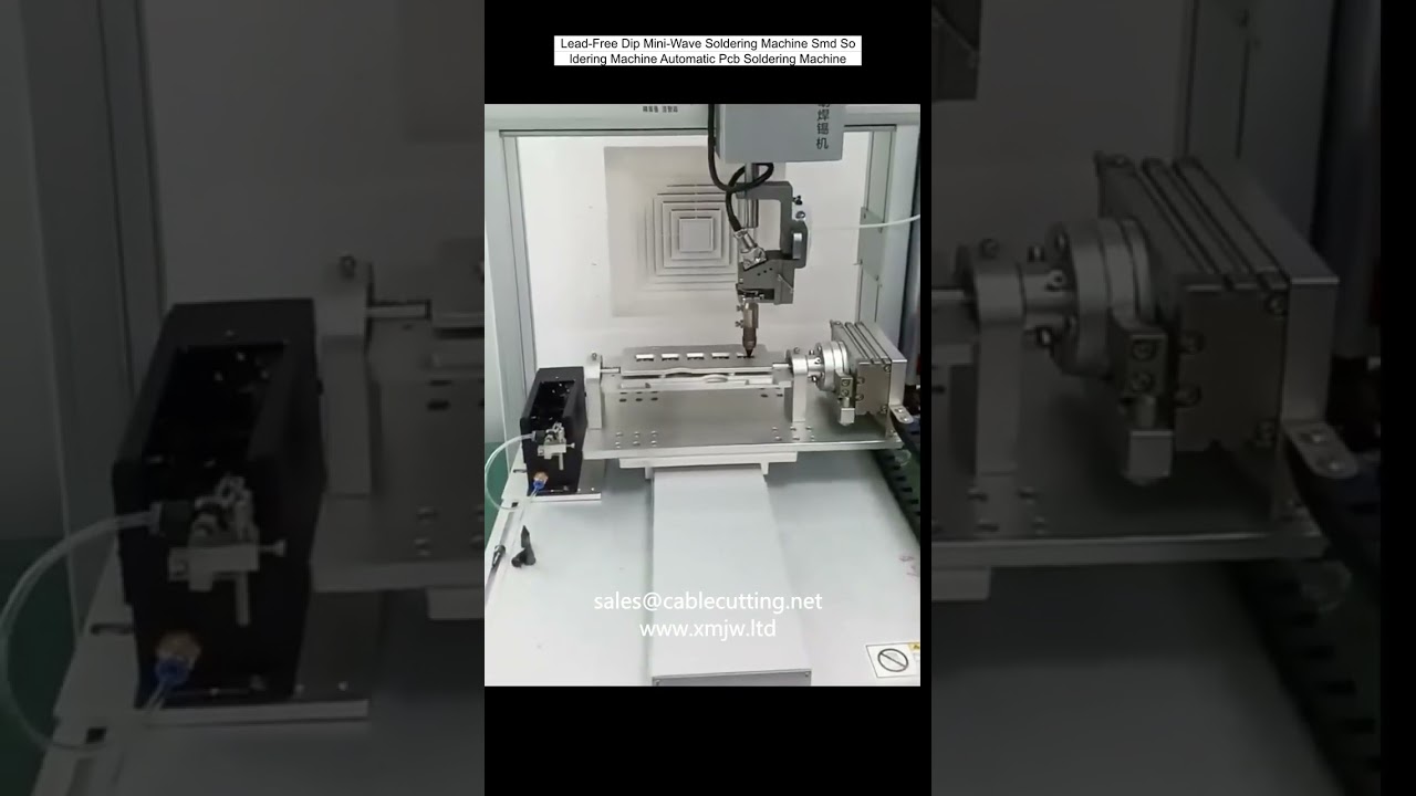 Blyfri Mini Bølgeloddemaskine | Automatisk SMD & PCB Lodning