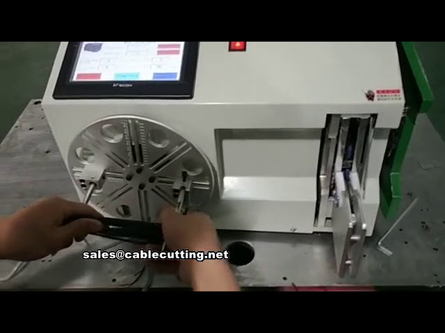 Kabeloprulnings- og bindemaskine: Testvideo til USA-kunde