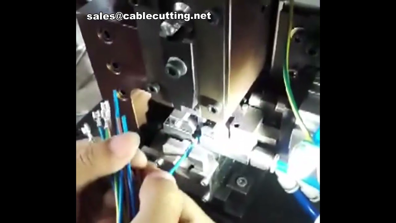 DC & AC Terminal Crimpemaskine | Automatisk Kabelafisolering og Crimpning