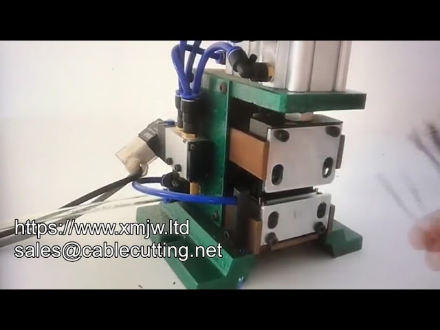 WPM 3f Automatisk Afisoleringsmaskine - Multikernet Kabelafisoleringsmaskine - Pneumatisk Skrælmaskine