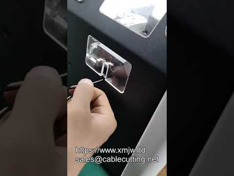 Maskine til afisolering og krympning af ferruleguide (0,5–2,5 mm²)