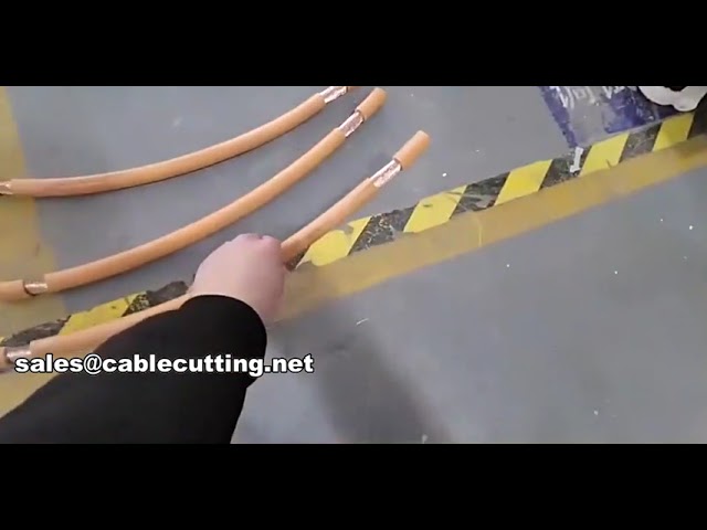 Robust kabelafisolering og skæremaskine WPM 10-300 mm & 10-400 mm til industrielt brug
