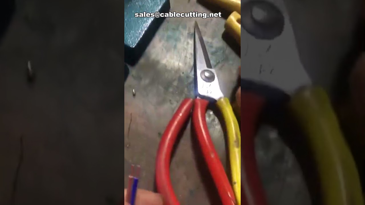 Kabelafisoleringsmaskine, Trådafisoleringsmaskine, Kabel skære- og afisoleringsmaskine, Kobbertråd