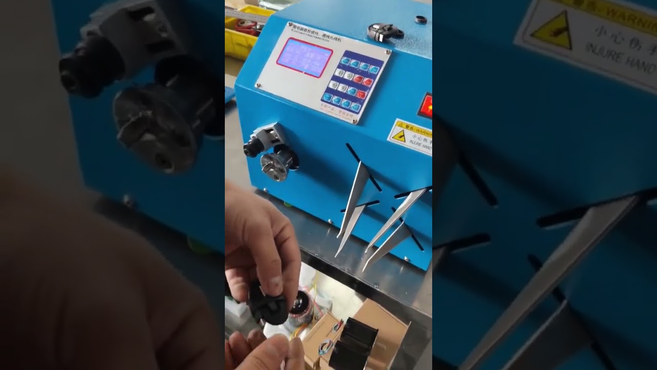 Rubber Ring Expanding Maskine med Viklingsfunktion - Reel Optagelse #fabrik #maskine