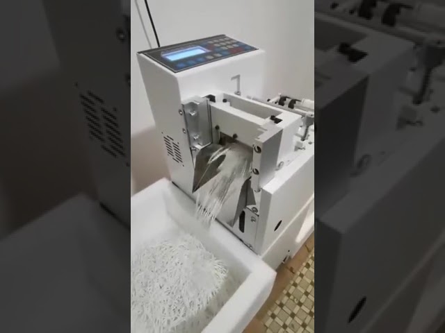 Automatisk LCD-skærm lednings- og slangeklippemaskine - 100 mm bredde, 220V til kabler