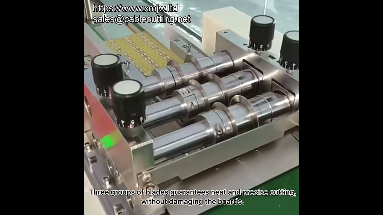 PCB-depaneleringsmaskine med flere klinger til FR4 og LED-kort | V-scored separator