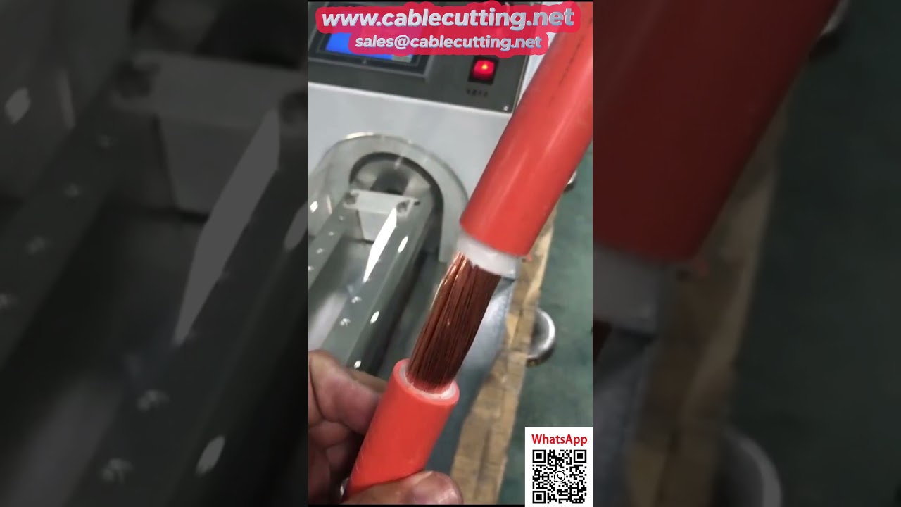 Roterende knivafisoleringsmaskine til nye energikabler - Høj præcision