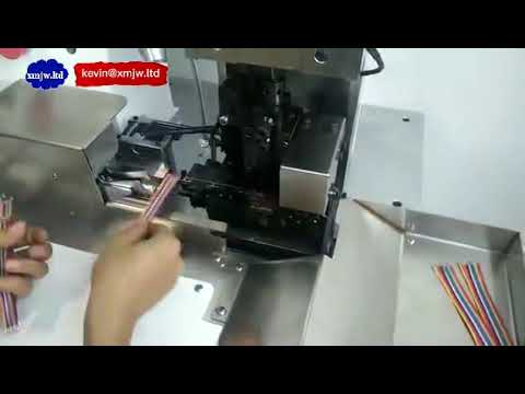 Automatic Ribbon Cable Crimping Machine Flat Multi wire Planar Cable Crimping Machine