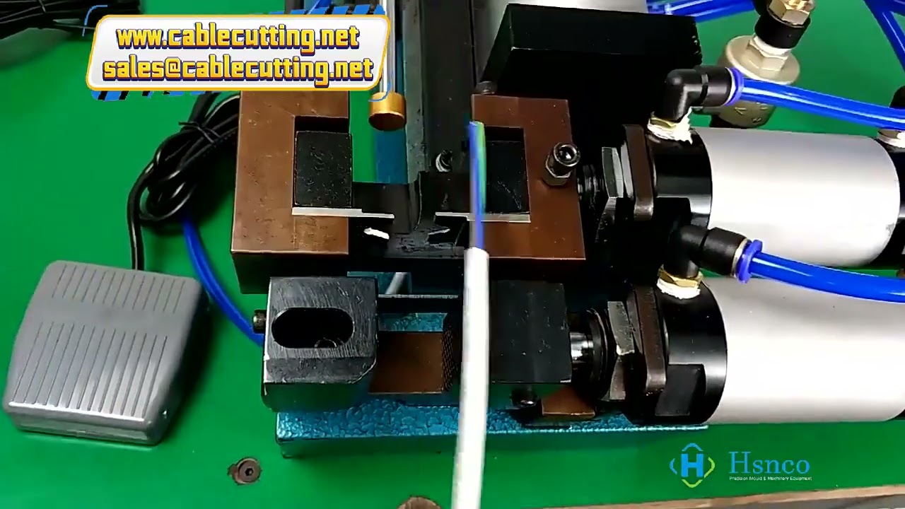 315 Pneumatisk Kabelafisoleringsmaskine | Luftdrevet Afisolering & Skæring til Diameter 20mm