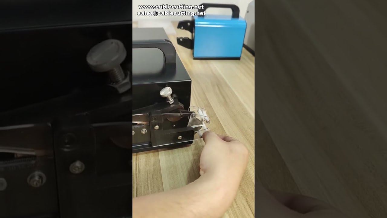 Elektrisk krimpetang til fiskesnap - Testvideo #fabrik #maskine