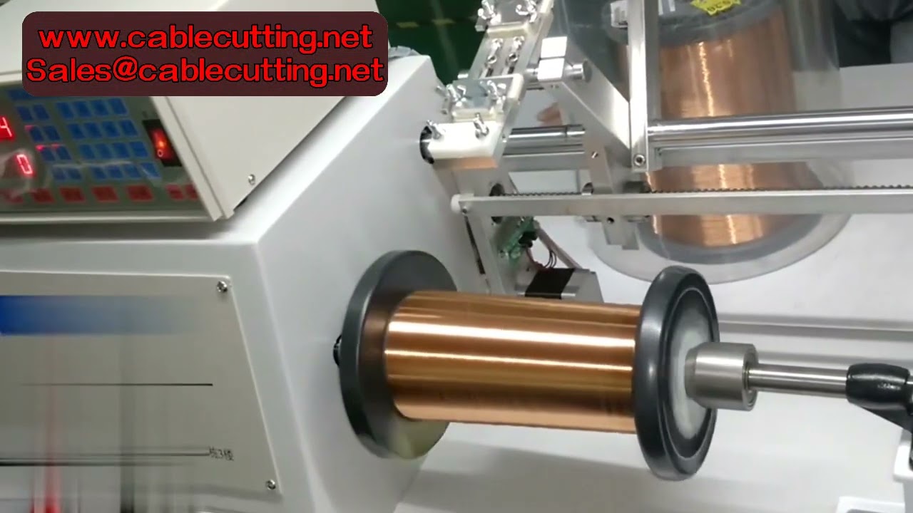 Computerstyret CNC 813 750W Trådspoleviklemaskine – 0,1-2,5mm Kabelvikler til Ny Energi Transformatorer