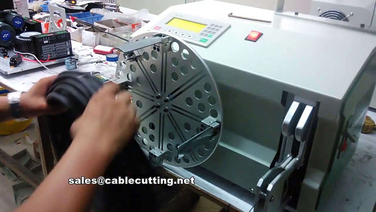 Automatisk kabelviklings- og bindemaskine | Effektiv industriel emballage