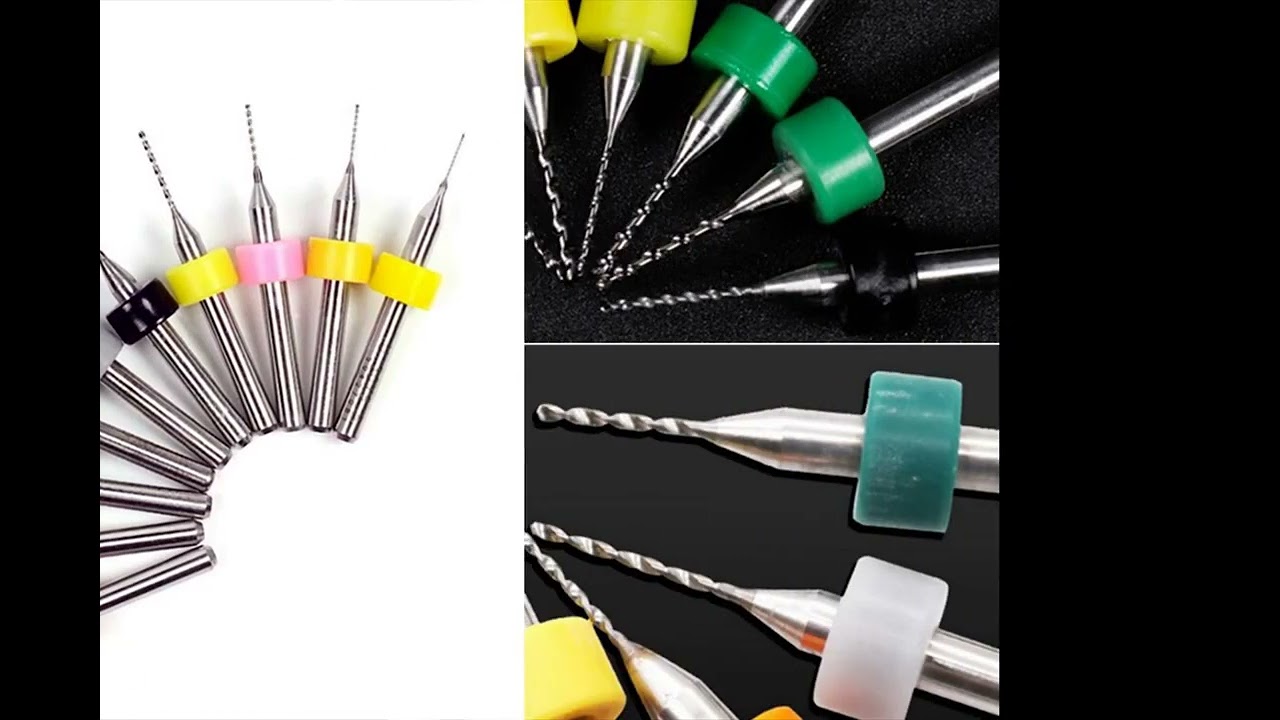 1 stk. PCB-bor 1,1 mm - Tungsten Carbide CNC fræseværktøj til printkort og metal