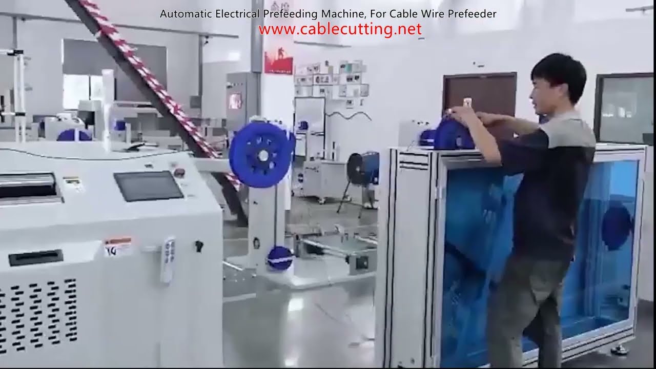 Automatisk elektrisk kabeltrådsfremfører | Effektiv produktion & automation