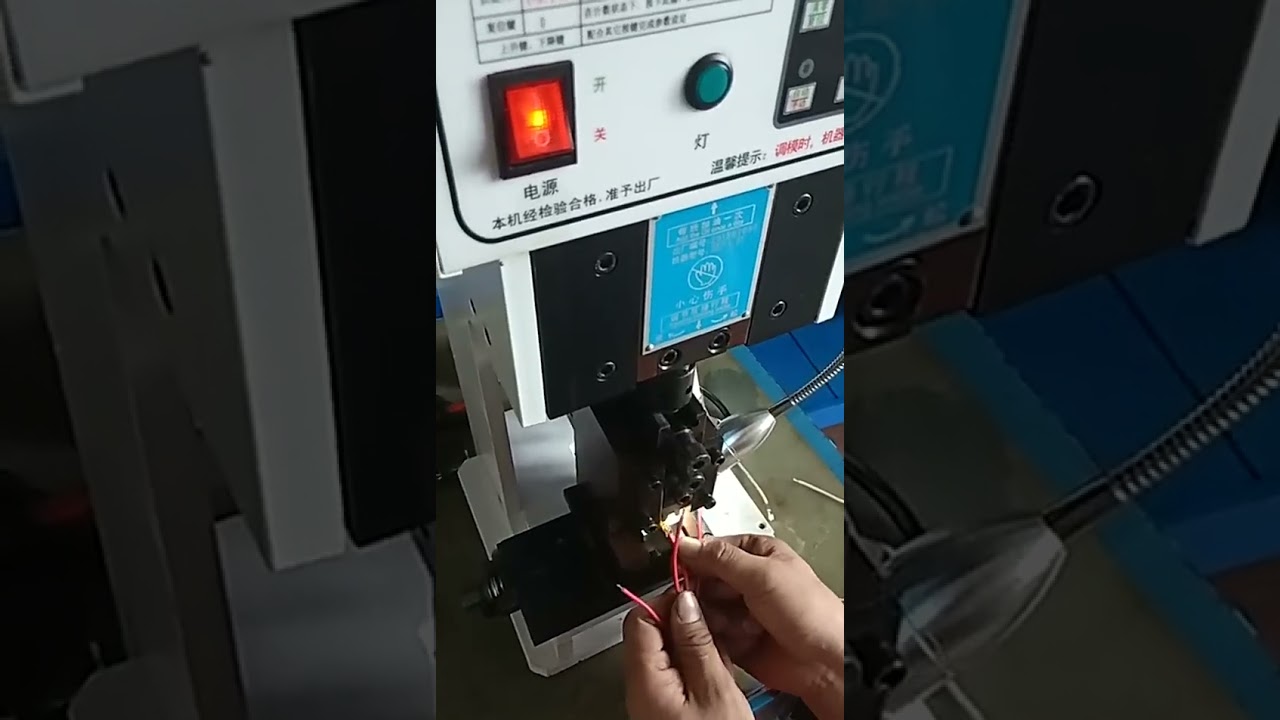 Semi-automatisk ultra støjsvag terminalmaskine 1,5T – Elektrisk trådpresse med tilpasset OTP-form