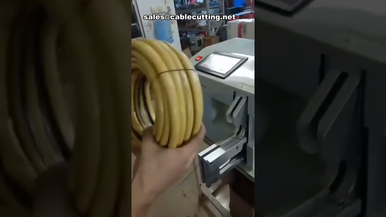 Bundtmaskine til automatisk kabelpakning