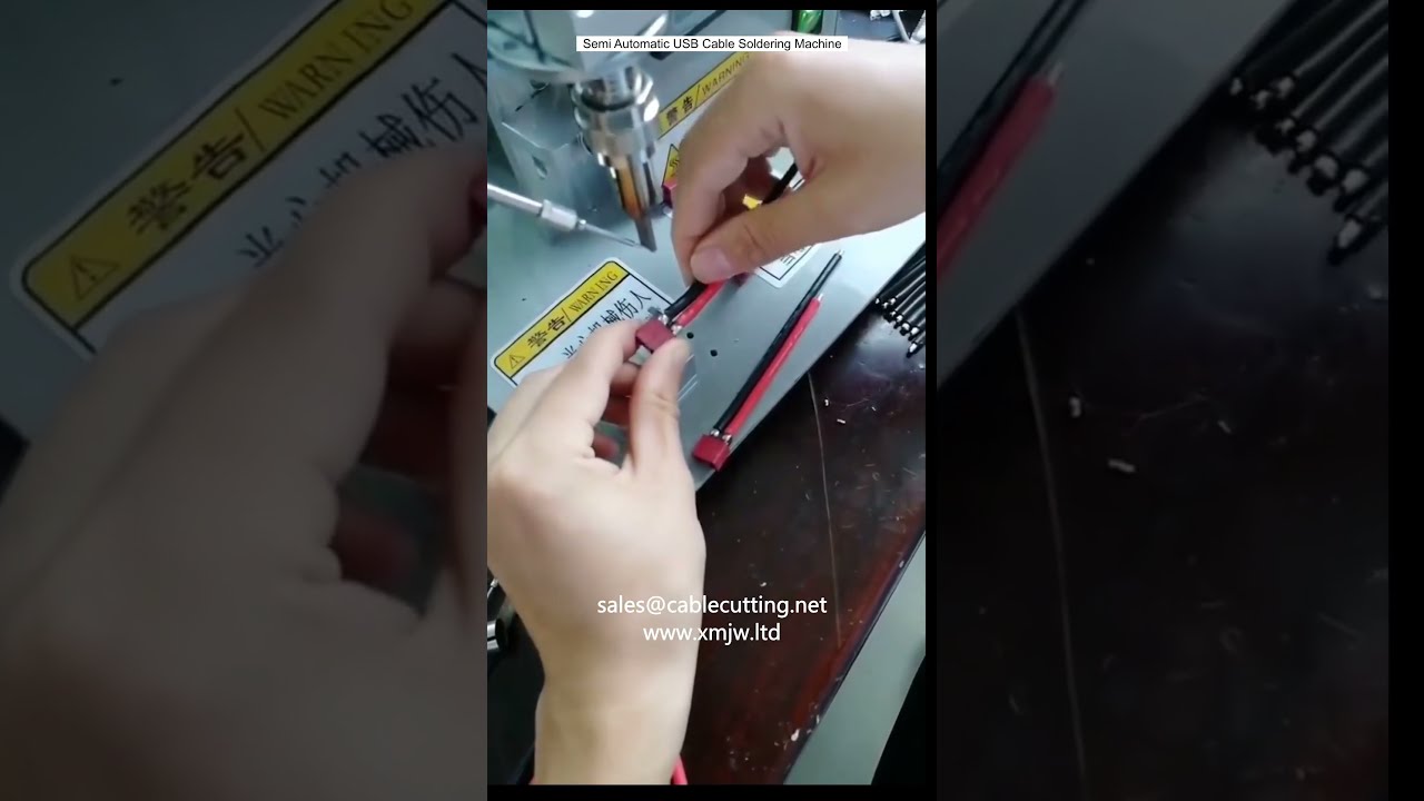 Semi-automatisk USB-kabellodningsmaskine – Effektiv produktion