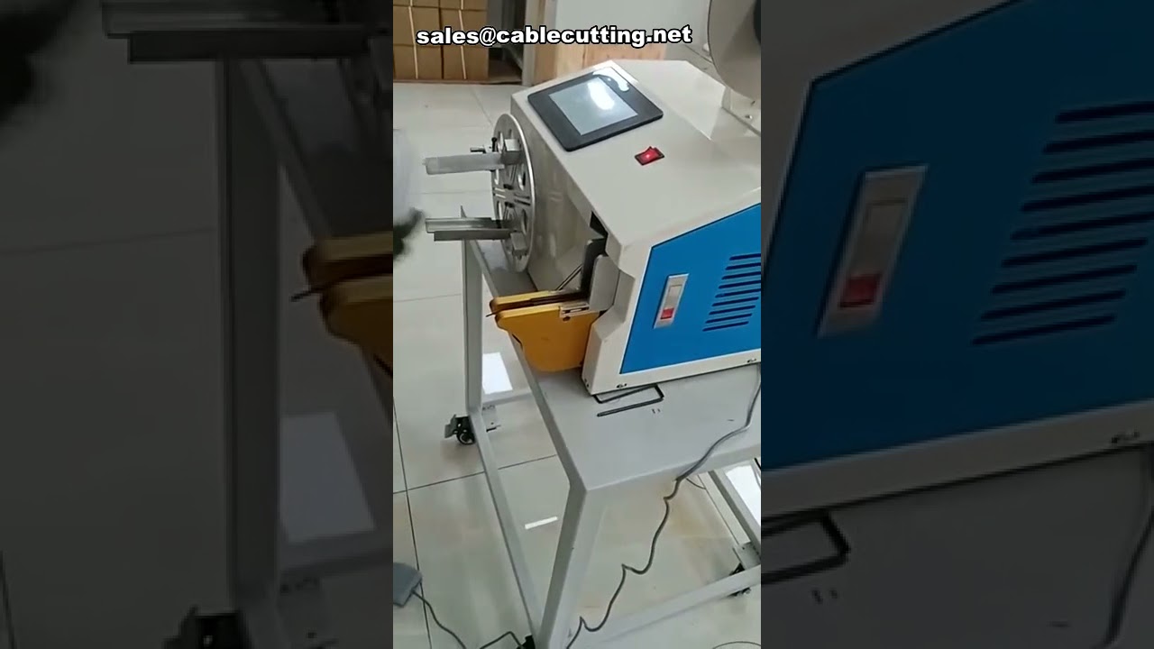 Betjeningsvideo: Trådviklings- og bindemaskine – effektiv kabelpakning