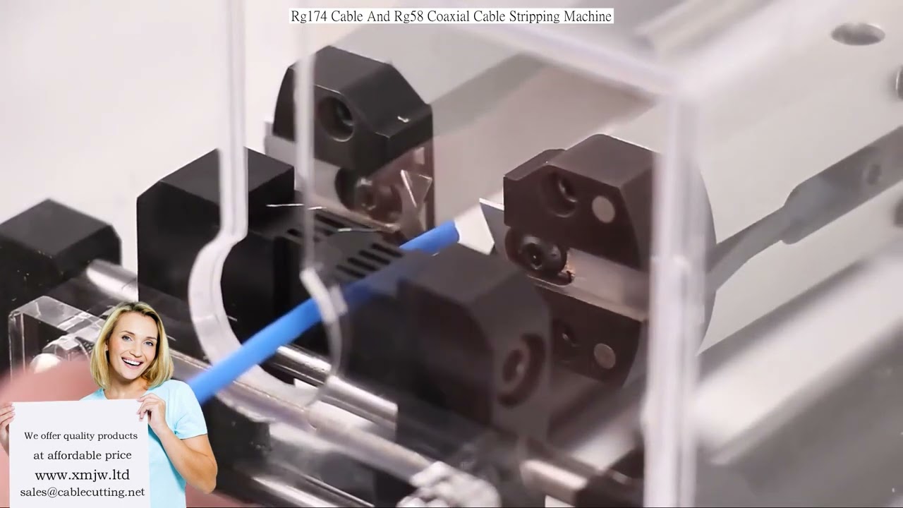 RG174 og RG58 Koaksialkabel Afisoleringsmaskine - Effektiv Kabelbehandling