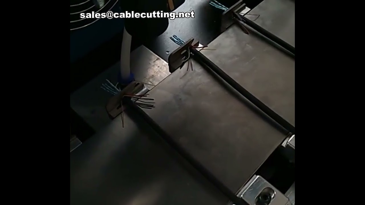 Laser Trådafisoleringsmaskine, Koaksial Aluminiumsfolie Skæring, Automatisk Multitråd Afisoleringsmaskine mp4